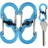 Nite Ize S-BinerÂ® MicroLockÂ® Polycarbonate - 2-Pack - Blue