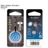 NITE Clip Lit Blue Spiral/White