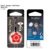 Nite ClipLit Red Flower/White LED