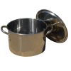 King Kooker #KK20S-20 Qt. Polished Stainless Steel Pot w/Lid